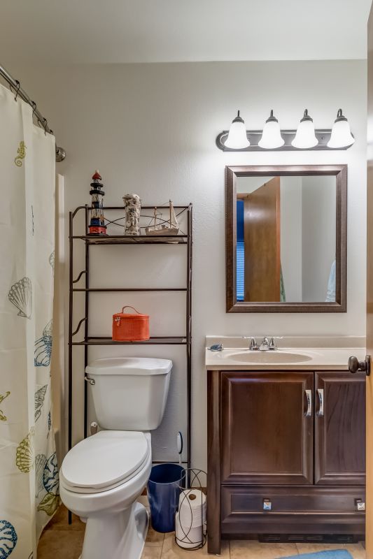 Layered Lighting in Bathroom
